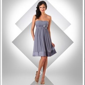 Bari Jay Short Chiffon Bridesmaid Dress Size 16